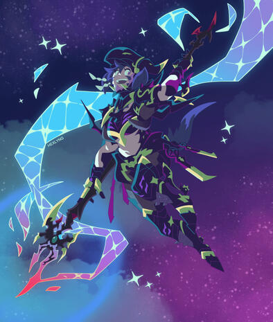 ffxiv character (belongs to twitter.com/StarSwirls)